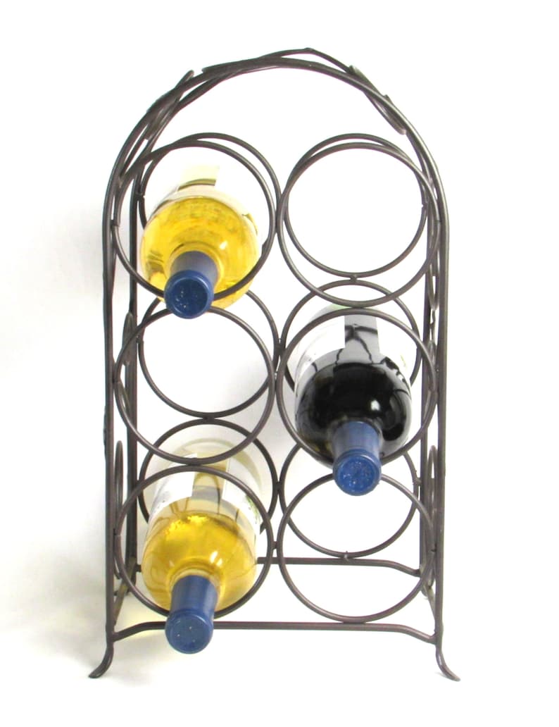 Stylish Six 6 Bottle Wine Holder Rack Etsy