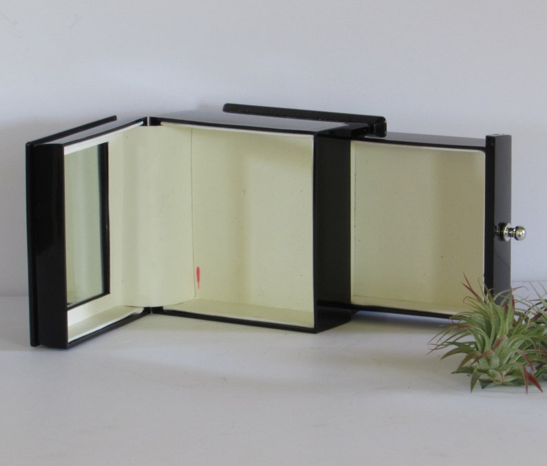 Men's Jewelry Box with Mirrored Interior and Compartment Etsy