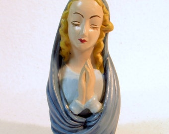 Vintage Virgin Mary Bust