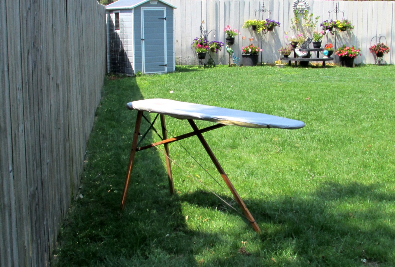 Vintage Ironing Board Wood Legs Multi Padded Tailor Etsy
