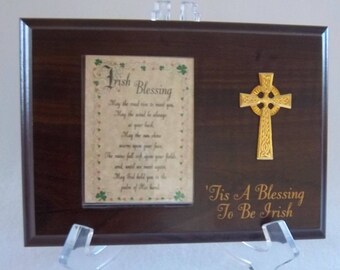 Unique Irish Blessing Plaque