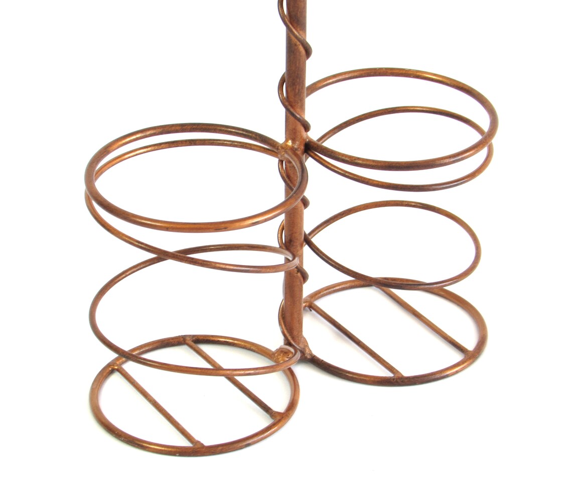 Wine Bottle Holder Two Wine Bottle Rack Grapes and Leaf Etsy