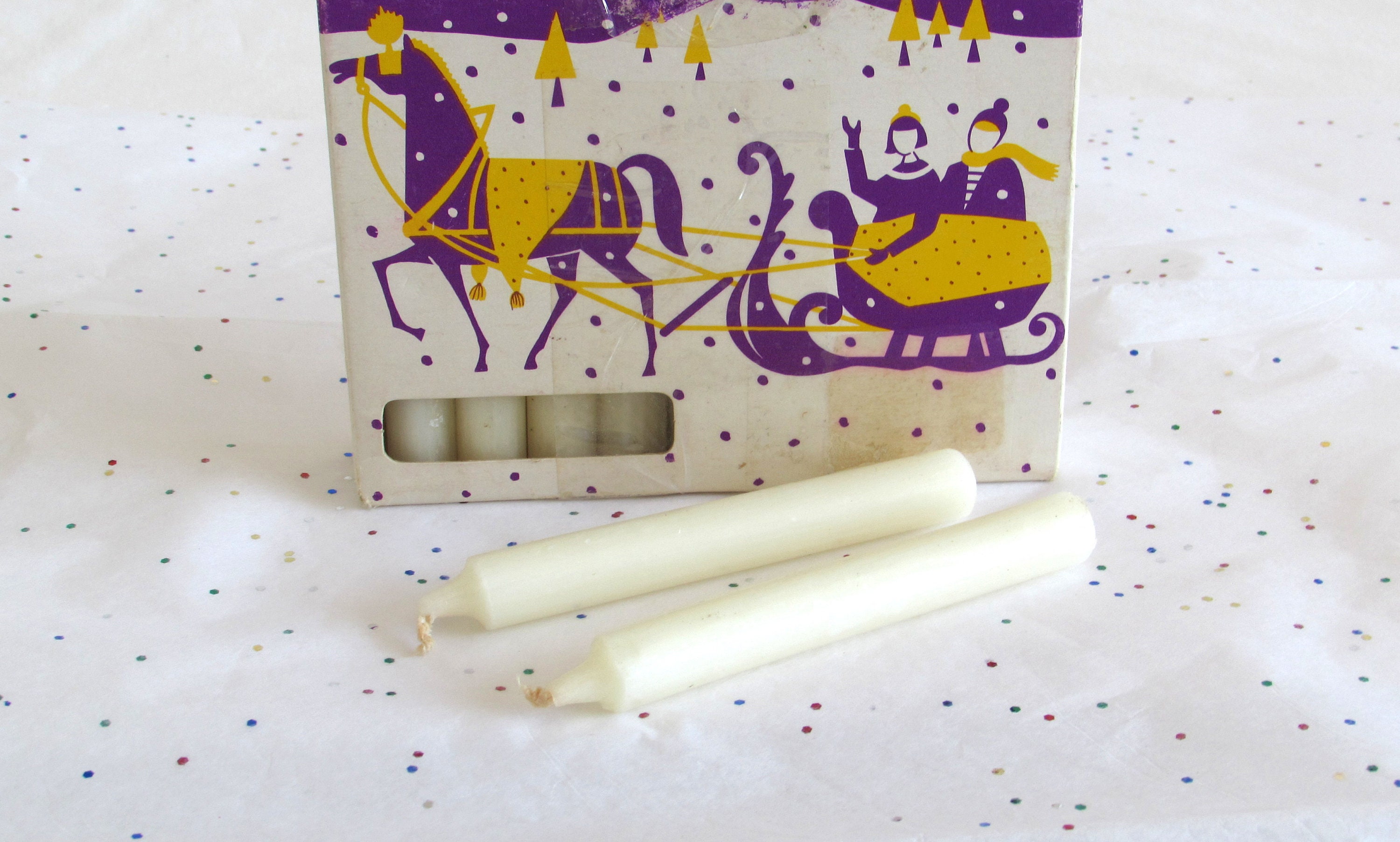 20 Swiss Candles Mid Century Candles in Original Box From Etsy