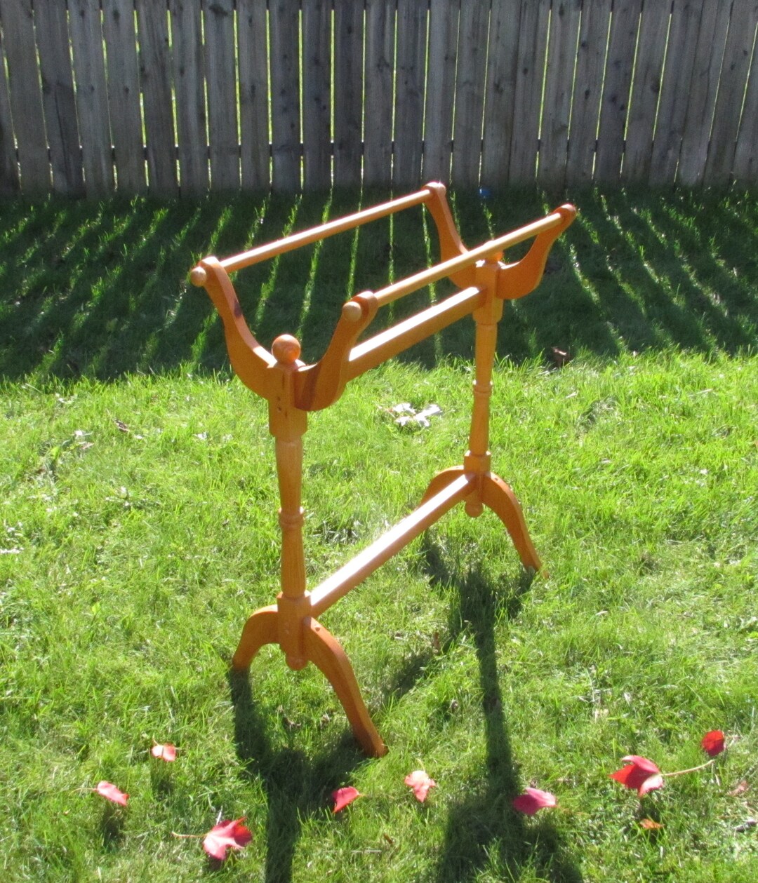 Extra Blanket Holder Wooden Quilt Rack Display Stand Etsy