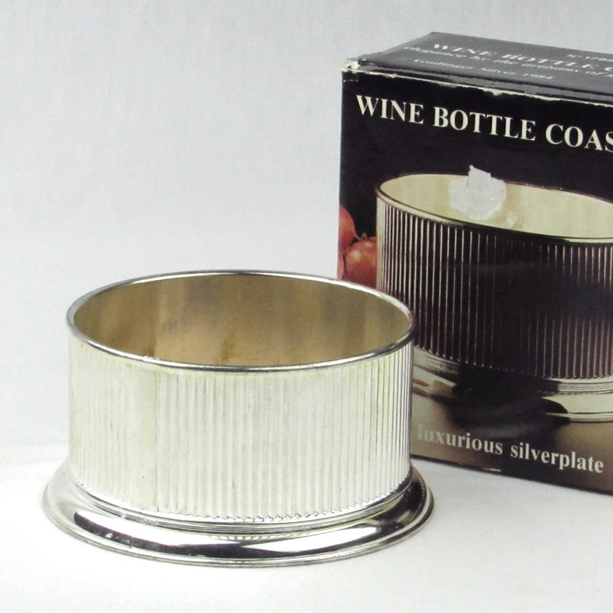 Silver Plated Wine Bottle Coaster - Vintage 1984 Goddinger Silver Wine Rest - Made in Italy - Etsy