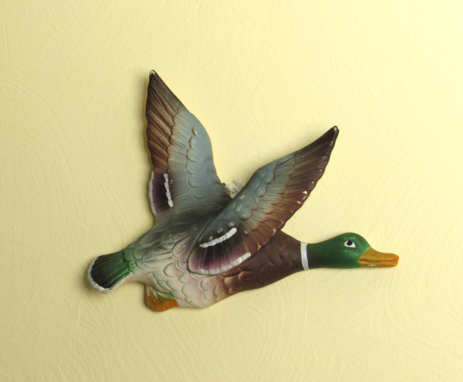 Antique Mallard Duck Wall Hanging Vintage Home Décor Etsy