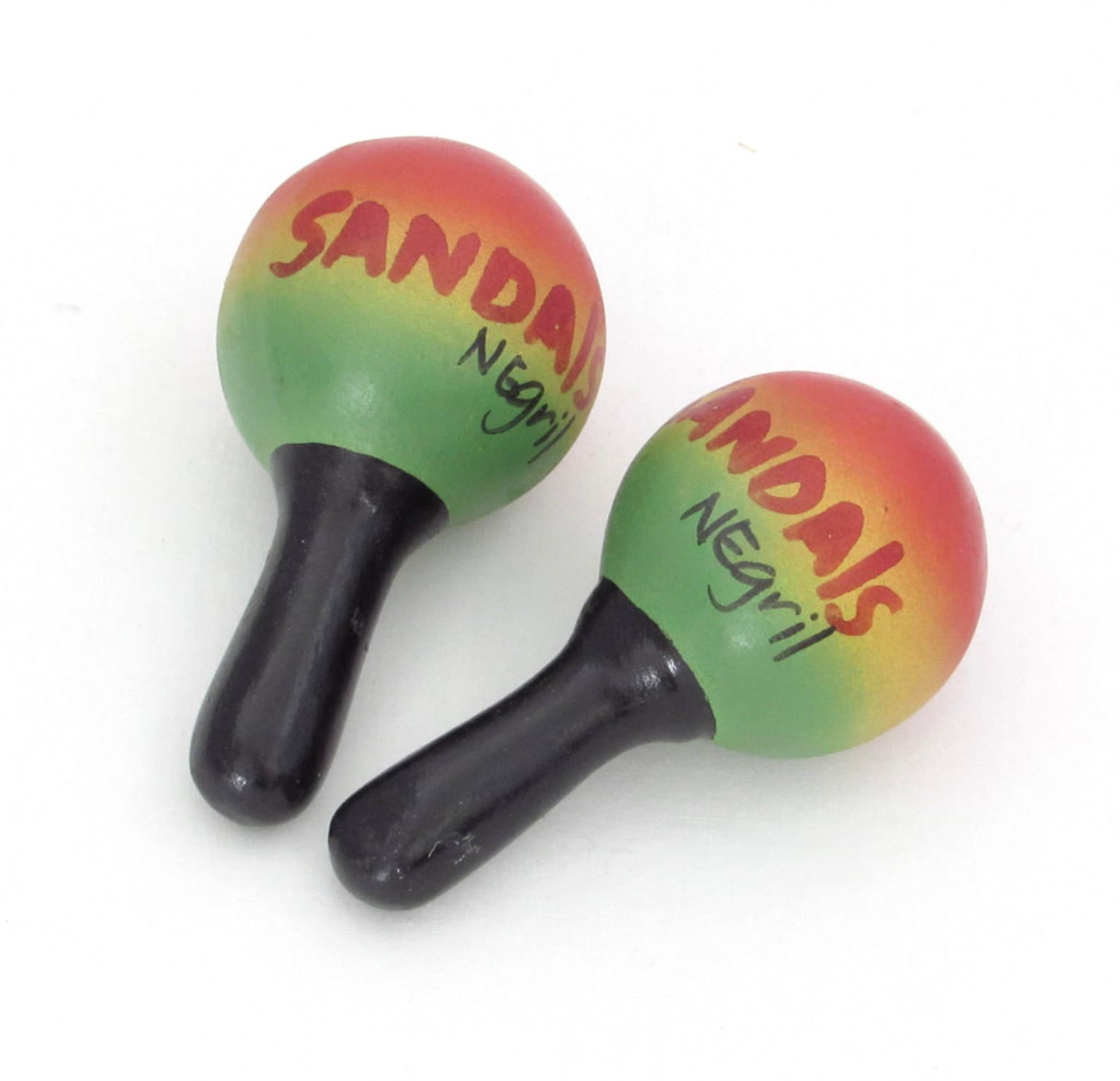 Petite Jamaican Musical Maracas Set in Red Orange Yellow and Etsy