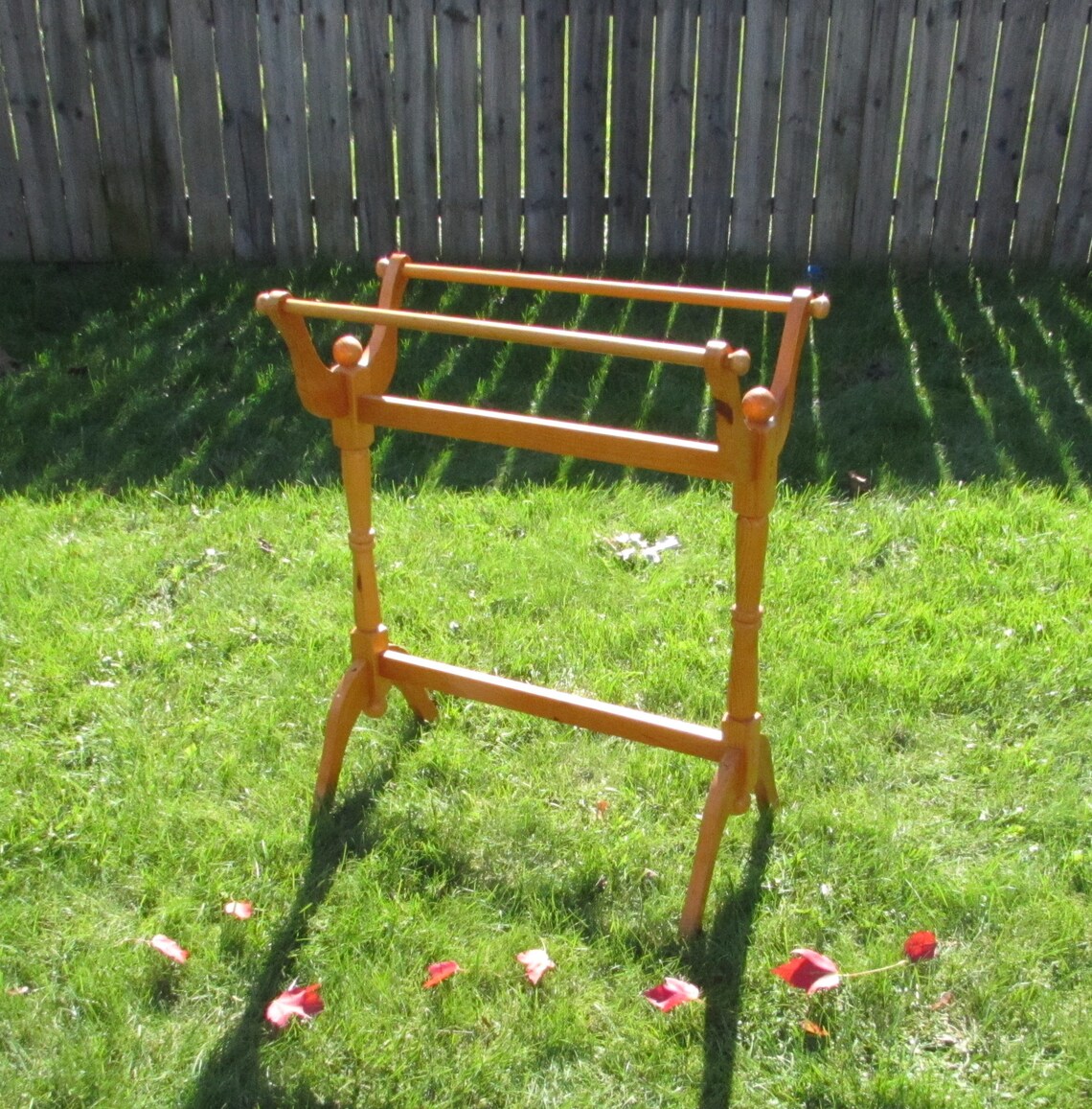 Extra Blanket Holder Wooden Quilt Rack Display Stand Etsy.de