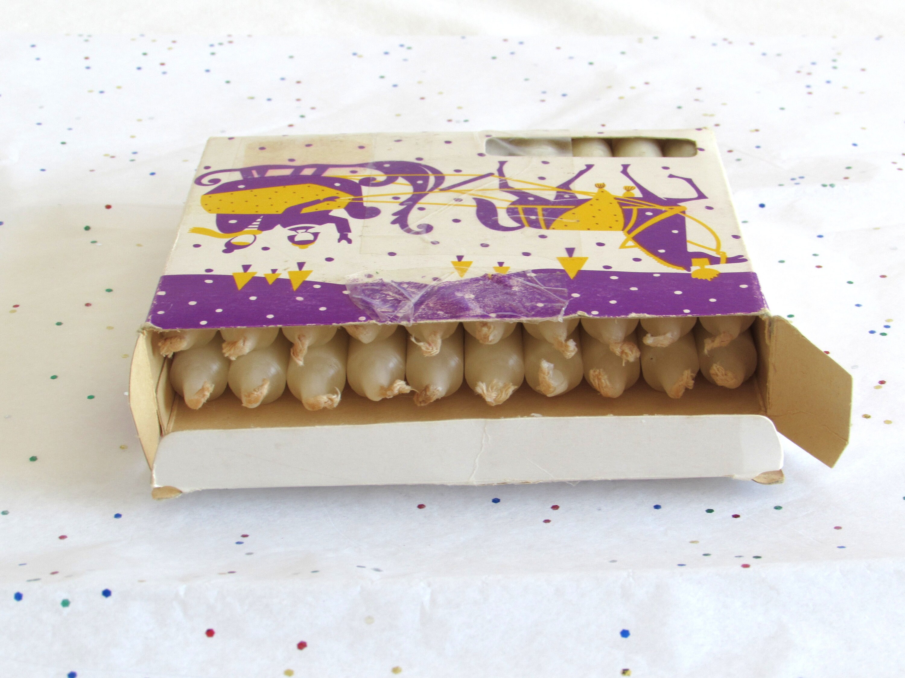 20 Swiss Candles Mid Century Candles in Original Box From Etsy