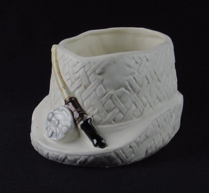 Fishing Hat Planter Old Fashioned Straw Hat With Lure and Etsy