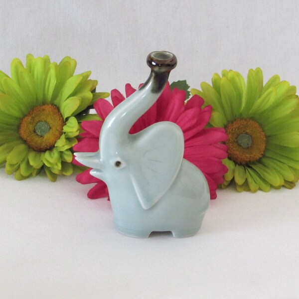 Good Luck Trunk Up Feng Shui Baby Elephant Figurine