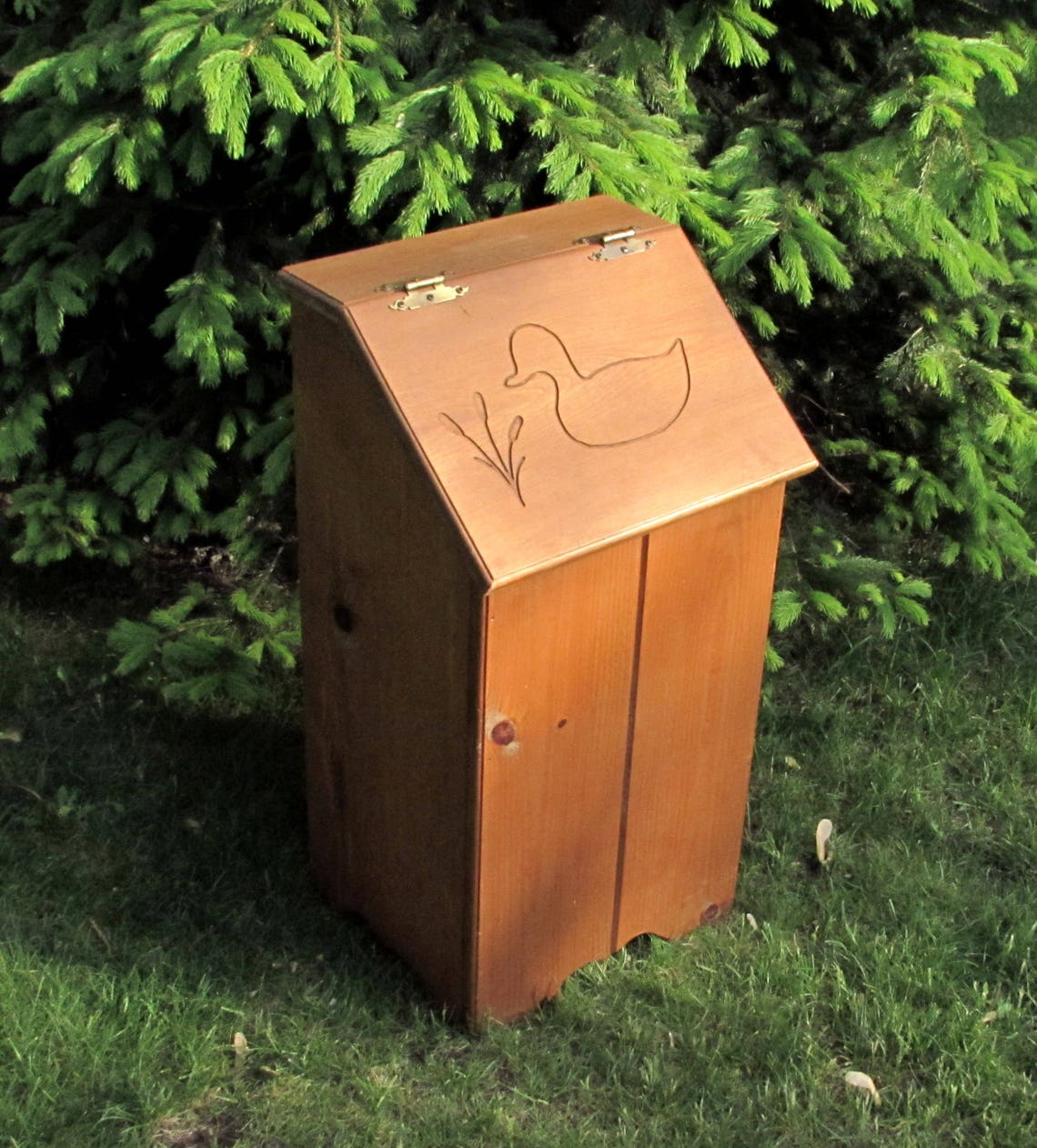 Heavy Duty Tall Strong and Clean Wooden Potato Bin Rustic Etsy