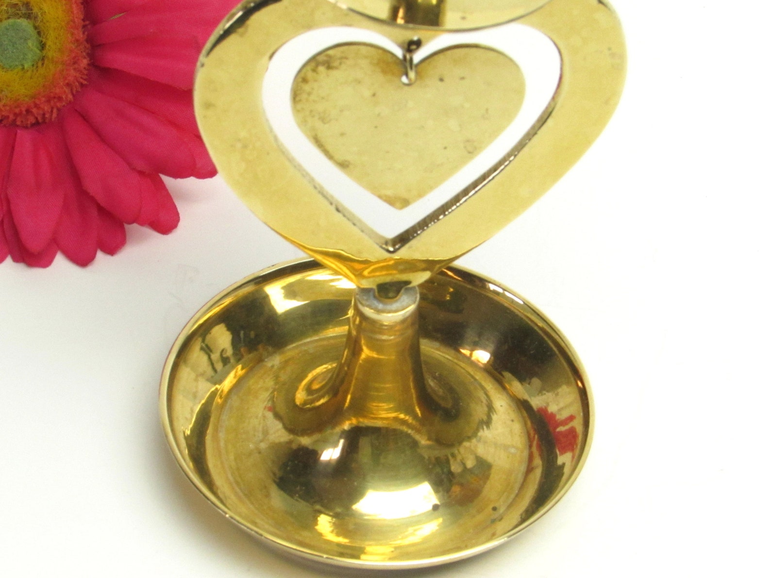 Brass Heart Candle Holder Etsy