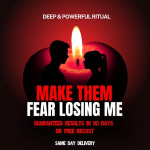 Få dem att vara rädda för att förlora mig Kärleksförtrollning | Sakna mig | Värdesätt mig-ritual | Djup anknytning | Relationsengagemang och hängivenhet