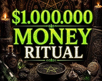 Millionaire Spell Casting, Powerful Wealth Ritual for Riches, Fast Money Magic, Attract Luxury Lifestyle, Prosperity Magic, Same Day