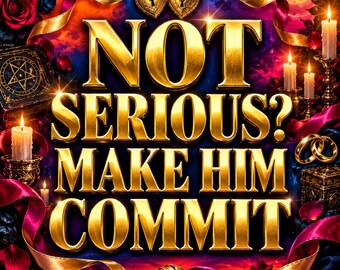 Make Him Commit & Choose You | Commitment Binding Ritual | Avoidant Commitment Spell | End Mixed Signals | Loyalty Spell Same Day Cast