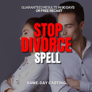 STOP DIVORCE | Restore Love & Commitment Spell | Stop Cheating Spell for Fidelity and Devotion | Prevent Breakup | Make Him Love You Deeply