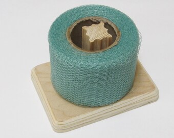 40 Yards Long 2 Inch Strip Nylon Net Spool Lime Green