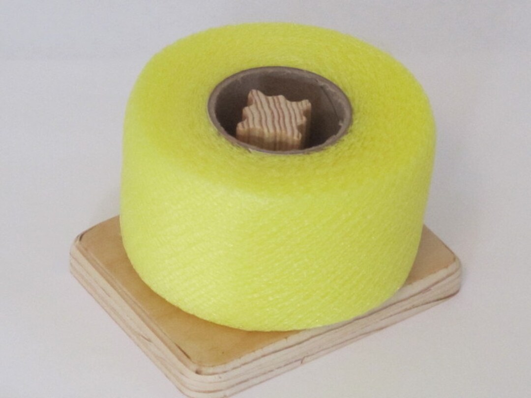 Lemon Yellow Nylon Net Spool - 2 Inches X 40 Yards Long Scrubbie ...
