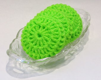 Kitchen Dish Scrubbies - Citrus Nylon Net