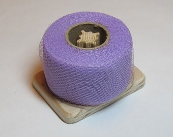 Bobine de filet en nylon Pansy violet clair 2 pouces - 40 mètres de long