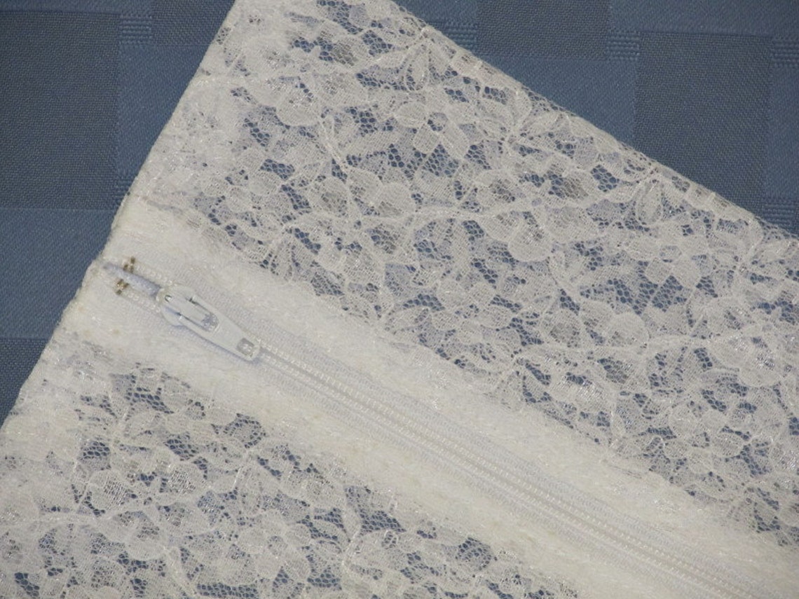 Washing Machine Bag White Lace With Zipper for Delicates Large Etsy