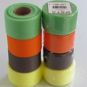 Netting For DIY Scrubbies - Lime, Shrimp, Brown, Lemon - 8 Spool Multi Pack of Netting - Crochet Scrubber Supplies