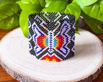 Borboleta Handmade Beaded Bracelet