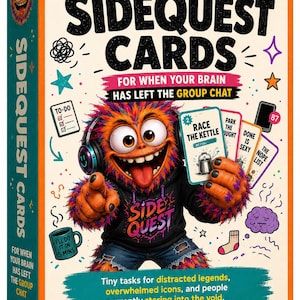 SideQuest-kort som hjälp med dagliga uppgifter