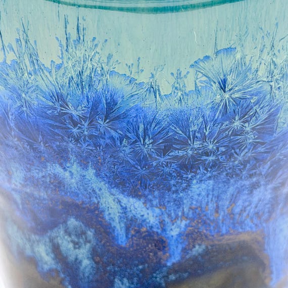 Aurora Borealis Crystal Glaze Vase, view 4