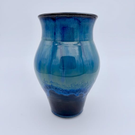 Aurora Borealis Crystal Glaze Vase, view 2