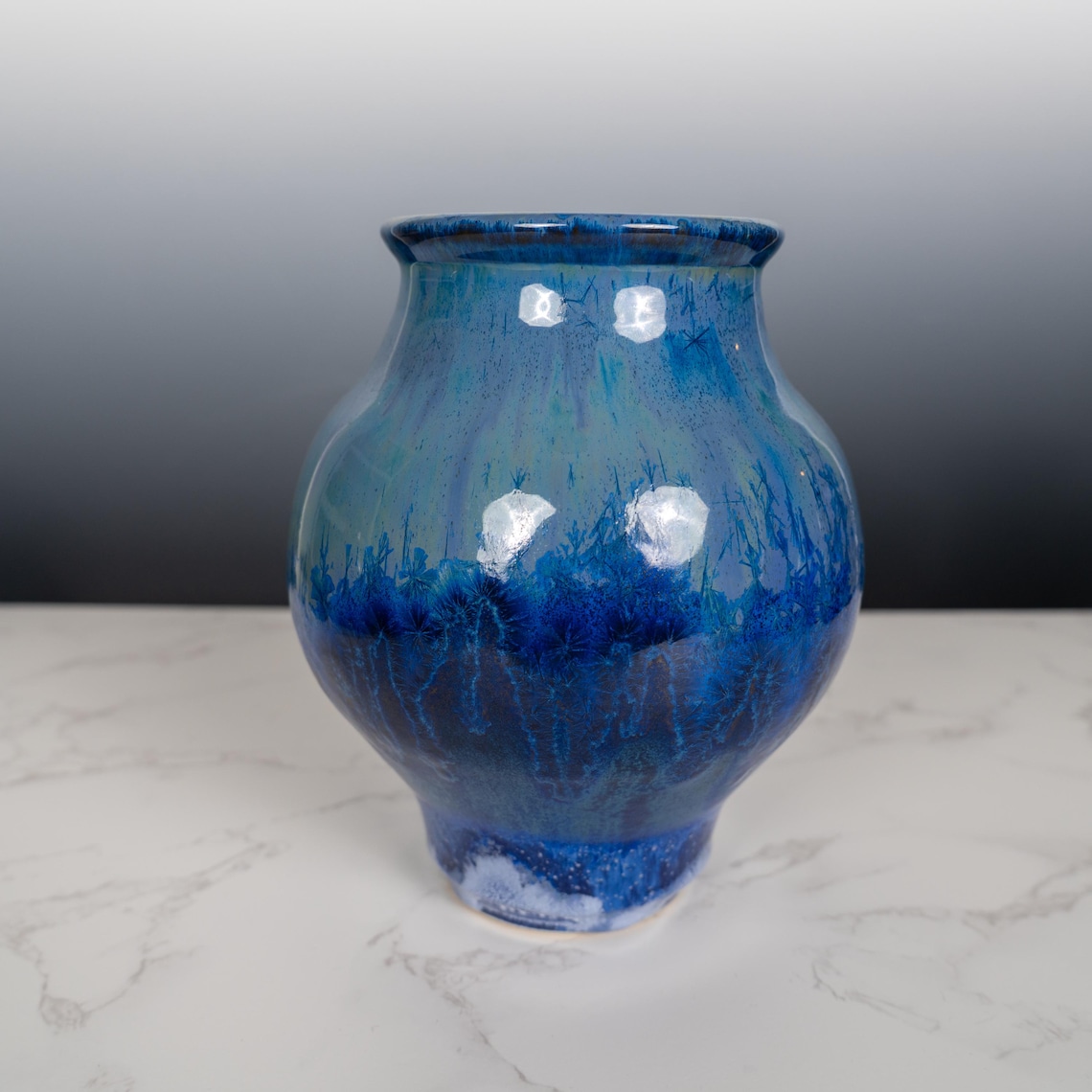 Aurora Borealis Vase — No. 2 by Mark Barta — full view