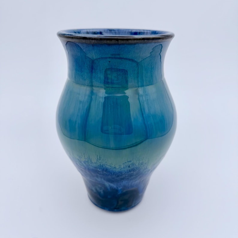 Aurora Borealis Crystal Glaze Vase