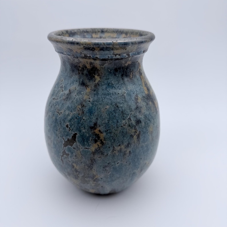 Crystalline Vase — Dark Clay by Mark Barta — detail view 5