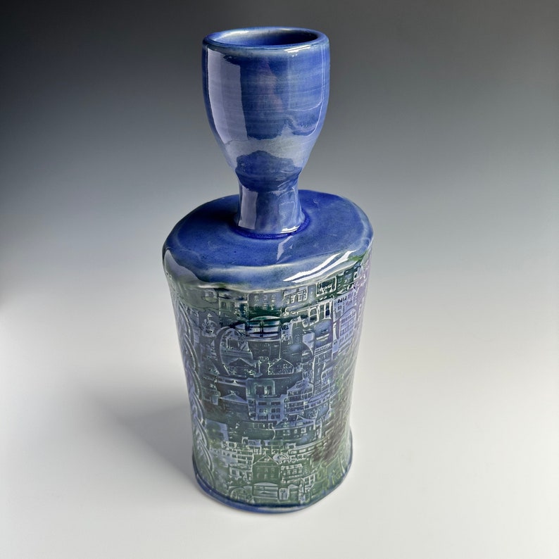 Multicolor Surface Vase by Mark Barta — detail view 4