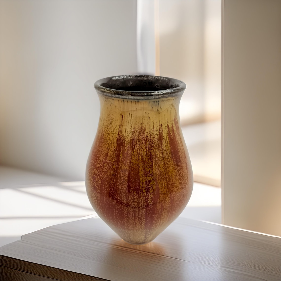 Golden Sunset Vase by Mark Barta — full view