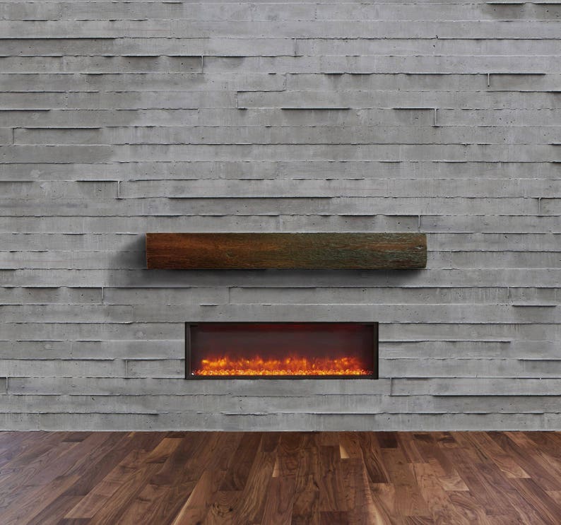 Concrete Faux Wood Beam Mantel Etsy