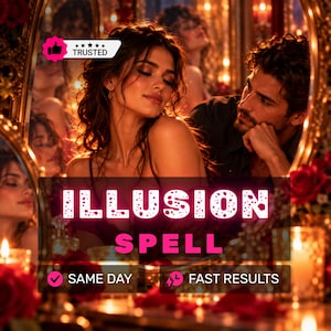 Illusion Spell | Spell for Love, Longing & Renewed Desire | Make Them See You Again | Same Day + Photo Proof