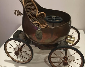 Horseless Carriage, an assemblage sculpture