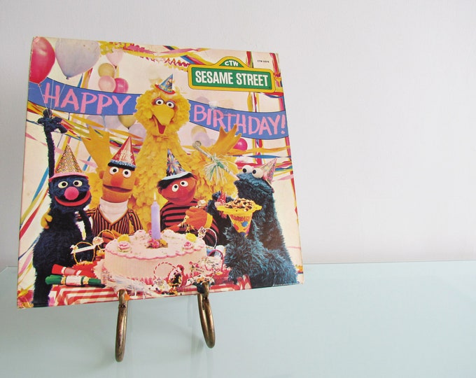 Sesame Street Happy Birthday Vinyl Record - Etsy