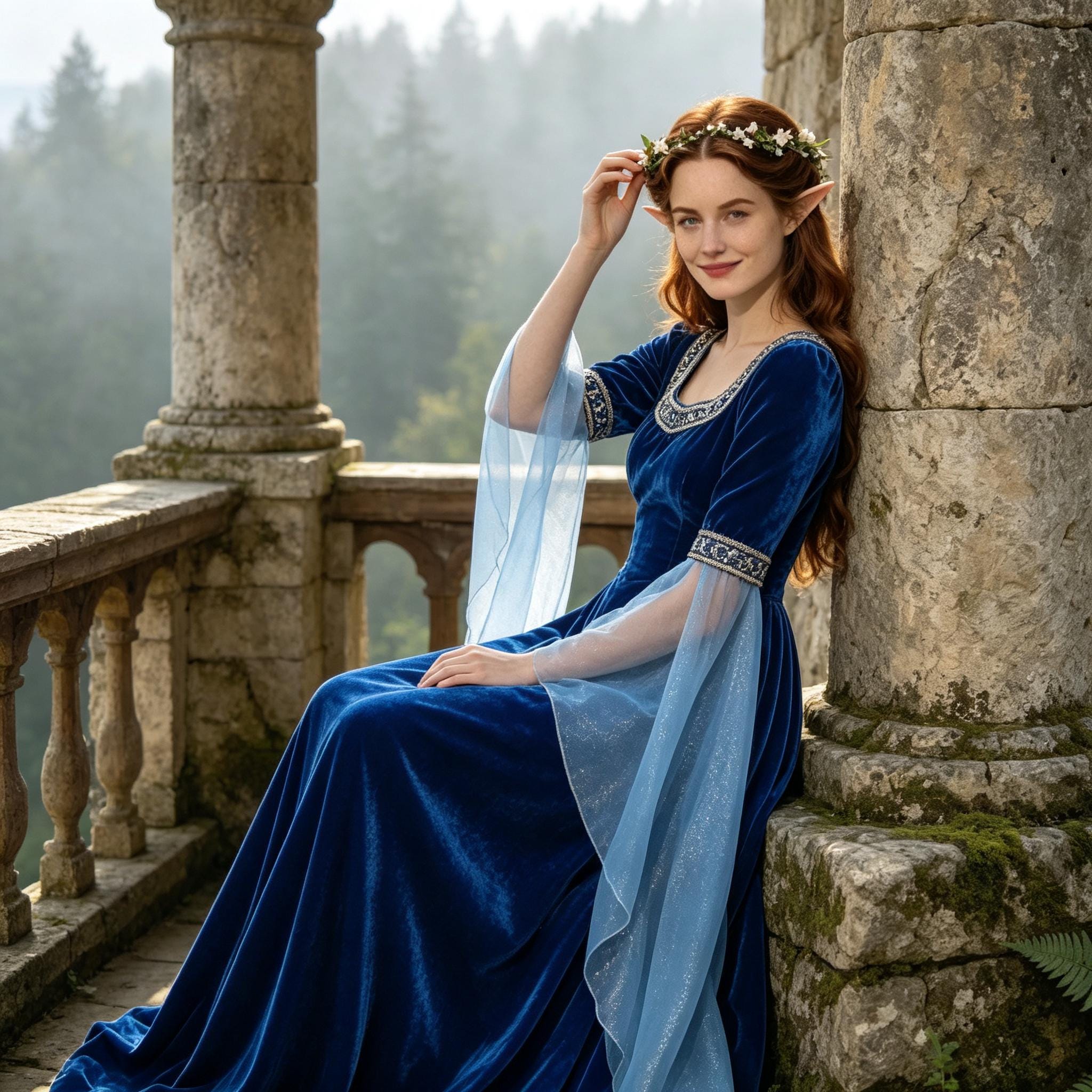 Medieval Velvet Gown, Fantasy Cosplay, Renaissance Fair Costume, Witch Party Dress