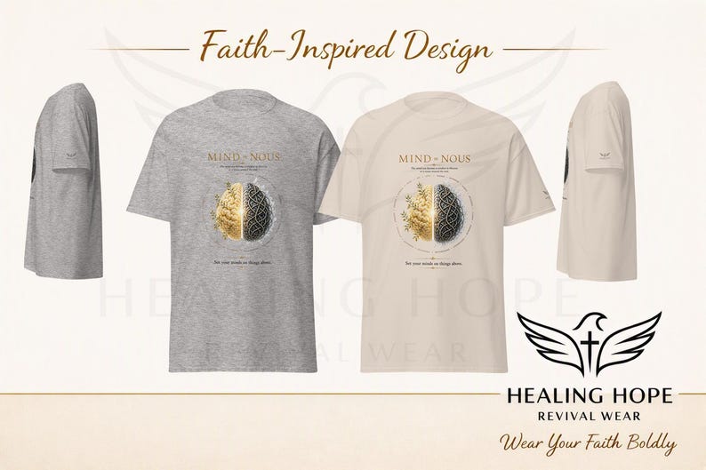 Mind = Nous Shirt | Set Your Minds on Things Above | Christian Thought ...