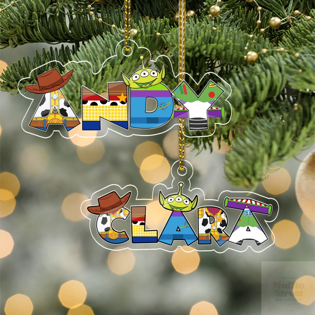 Toy Story Ornament Woody Buzz Lightyear Ornament Pixar Etsy