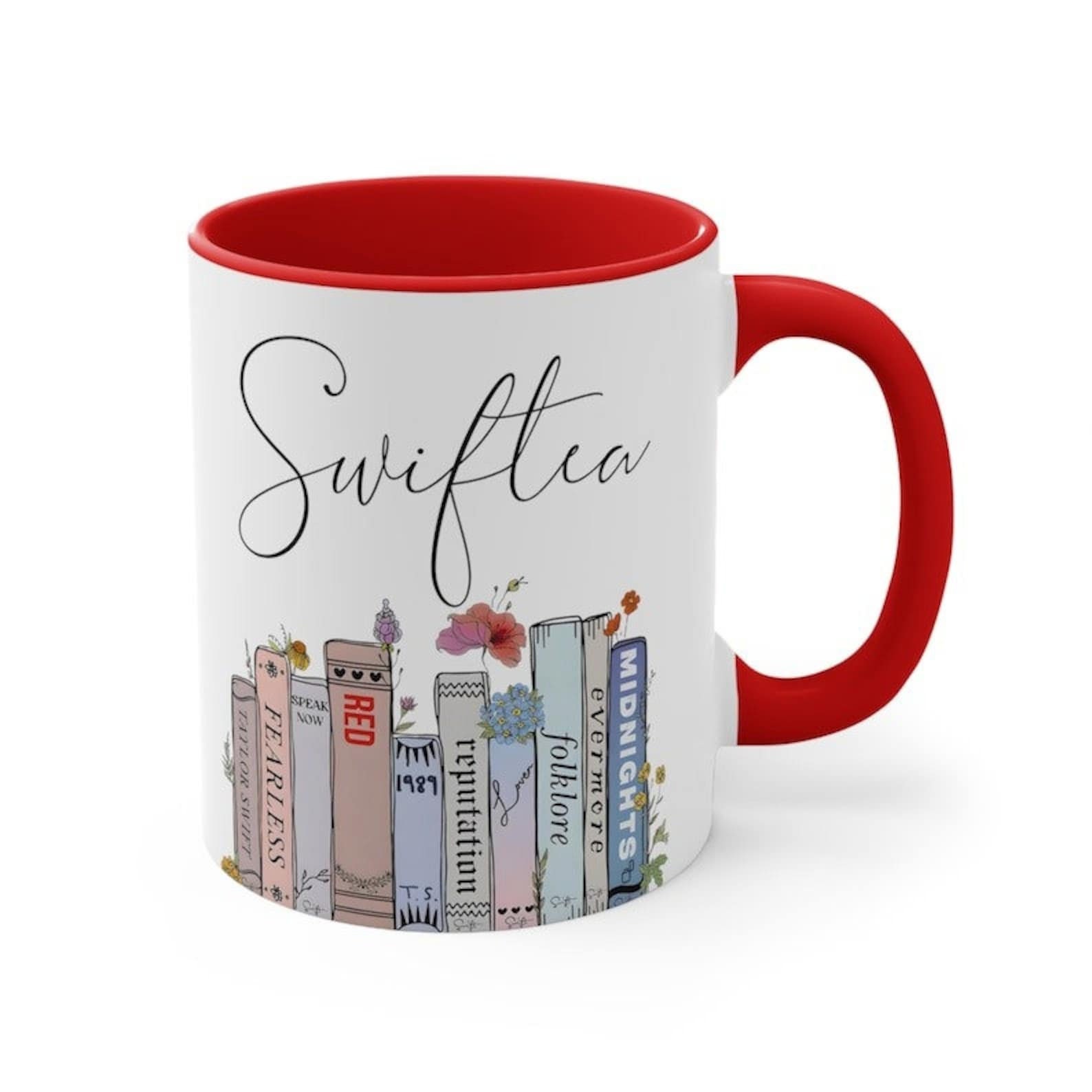 Discover Swiftea Black Handle Mug Taylors Version, taylor version Gifts