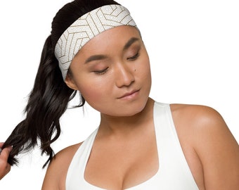 Gold pattern Headband for women and men