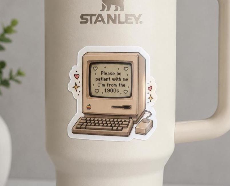 Macintosh Sticker - Etsy