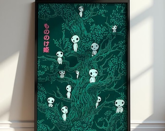 Kodama From the World of Princess Mononoke - Miyazaki - High