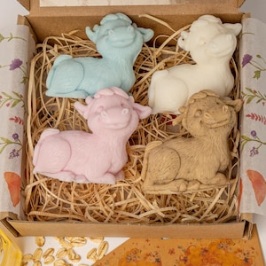 Cow Soap Favors: Natural Goat Milk Soap, Kids Party, Bulk