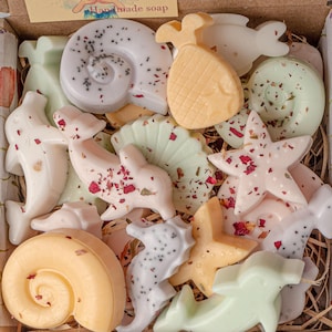 Bomboniere Ocean Soap: sapone al miele e latte di capra, a forma di animali marini