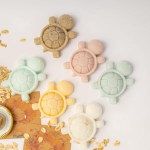Turtle Shaped Mini Soaps: Organic Goat Milk Party Favors